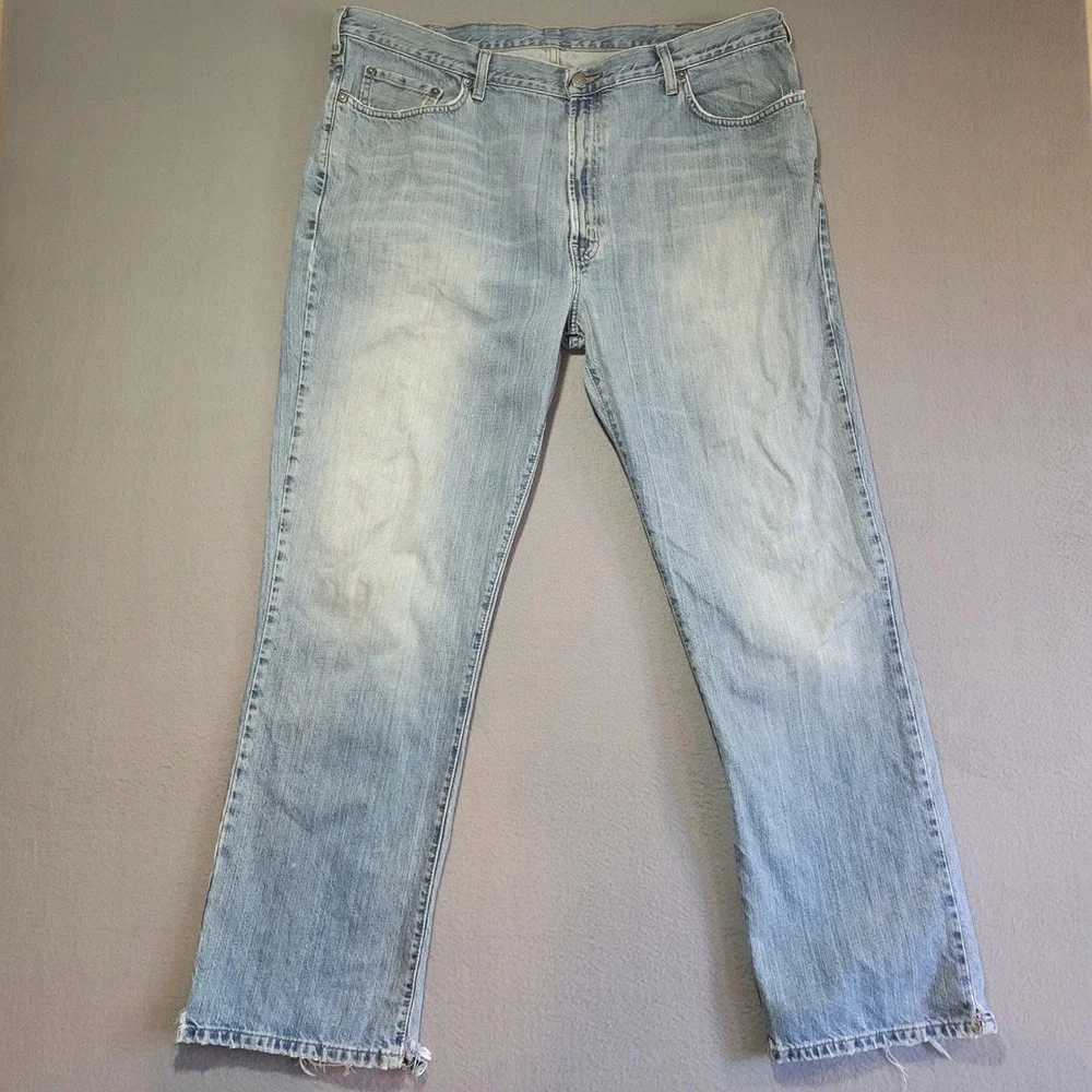 Polo Ralph Lauren Classic Five Pocket Jeans Light Wash Blue 40x32